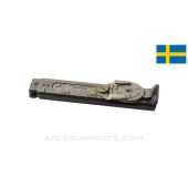 Swedish M38 Mauser Rear Sight Assembly, w/ Västerös Micrometer Insert, *Very Good*