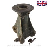 Vickers MG Tripod Socket Base, w/ Directional Dial Plate, Bronze, *Good* 