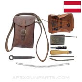 MP34 SMG Gunners Accessory Kit & Carry Case, Leather *Very Good*
