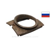 Russian 1910 Maxim Sokolov Mount Swivel Base Plate, Stripped, Bead Blasted Steel *Fair*
