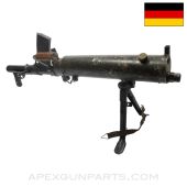 MG-15 / ST-61 Display Gun Water Cooled Ground Version, w/ Bipod, Carry Handle & Magazine, Metal Parts, Rheinmetall Manufactured WWII *Good* 