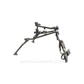 HK21 / HK23 Tripod, w/ Carry Straps, Model 1101, Aluminum, OD Green Painted *Very Good*