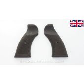 Enfield #2 MK1* Grips, Walnut *Fair*