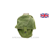 1914 Lewis Gun Magazine Pouch, WWII, OD Green Canvas, South African Made, *Very Good* 