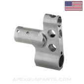 Micro Draco AK Front Sight Combo Gas Block, Stripped, In The White, *Good*