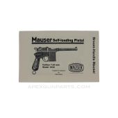 Broom-Handle Mauser Model 1930 Manual, Translated, Paperback *New*