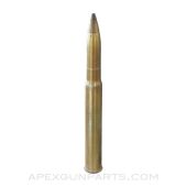 US Navy 3 Inch Gun Drill Round, 35" Long, Brass Plated Steel *Good* 