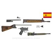 CETME Model C Rifle Parts Kit, 17.5" Barrel, w/ Bayonet & Wood Furniture, 7.62 NATO / .308