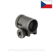 BRNO Model 4 Front Aperture Peep Sight, Blued Steel, Complete, Czech, *Good*