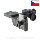 BRNO Model 4 Rear Aperture Peep Sight, Blued Steel, Complete, Czech *Good*