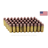 357 SIG Federal BallistiClean (Pistol) - 50RD bag - 100 Grain Brass Case - Compressed Copper Bullet - *Excellent*