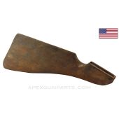 Thompson M1A1 Buttstock, Bottom Sling Swivel Point, WWII, Stripped, *Very Good*