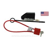 Glock 9MM Pistol Accessory Set, w/ Cable Lock, Magazine Loader, Rod and Brush, 9mm *NEW*