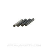 Dowel Pin, 15.0mm Length, 2.5mm Diameter, Pack of 4 *NOS*