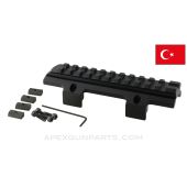 MP5 / AP5 OEM Picatinny Rail, 5.25", Black, MKE Manufactured *NOS*