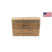 .30-06 (Rifle) - 20RD Box, Lake City Ordnance Plant, M2 Ball, FMJ, Brass Case, In *Good* Condition