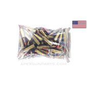 7.62x51mm (Rifle) Lake City Arsenal, Bag of 100, Orange Tip Tracer, in *Good* Condition