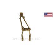 MK17 AA Spider Sight Bracket Mount for US Navy Deck Mounted 50 Cal Browning, Brass *Good*
