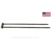 M3 / M3A1 Grease Gun Guide Rod Assembly, w/ Retaining Plate *Good*