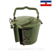 MG-3 / MG-42 / M53 Detachable Drum Magazine, 50rd, Gurttrommel, No Dust Cover Assembly, .308 / 7.62x51 NATO *Fair*