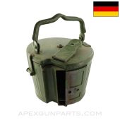 MG-34 / MG-42 / M53 Detachable Drum Magazine, 50rd, Gurttrommel, Stripped of Back Plate Retainer Clip & Dust Cover, .308 / 7.62x51 NATO *Fair*