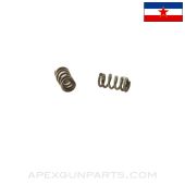 Yugoslavian K98 / M48 Mauser Rear Sight Slide Spring, Set of 2 *NOS*