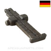 German K98a Mauser Rear Sight Leaf, Stripped, Imperial Marked *Good*