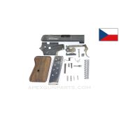 Czech CZ 45 Pistol Parts Kit, .25 ACP, w/ Magazine, Wood Grip *Good*