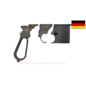 Mauser Broomhandle M712 "Schnellfeuer" Demilled Receiver Section Set, Torch Cut, 3 pcs *Good* 