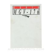ORBIS MGV-176 .22LR SMG Users Manual *Good*