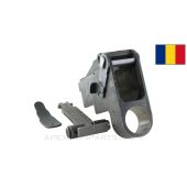 Romanian AKM Rear Sight Block Assembly, Complete w/Leaf, 7.62x39, *Good*