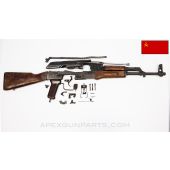 COMING SOON! Russian Izhmash AKM Parts Kit, 1969 Dated, w/ Populated Barrel Assembly, 16.25", 3 Matching Parts, 7.62x39 *Good* 