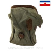 Yugoslavian ZB26 Spare Magazine Carrier, Canvas & Leather *Good*