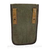 30rd Sten, Magazine Pouch, 4 Pockets, Canvas and Leather, *Good*