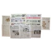 Gulf War Era Foreign News Paper and Stars and Stripes Memorabilia Collection *Very Good* 