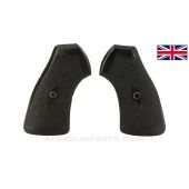 Webley MKVI Grip Set, Size Medium, Black Plastic, .455, *Good*