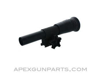 German PZF-44 2x15 Scope with Mount, Long Tube, Black, *Good to Very Good* 