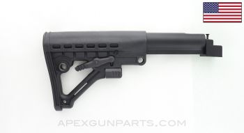 AK-47 Predator 6-Position Buttstock, w/ Aluminum Tube, Missing QD Sling Attachment, *NEW / As-Is*