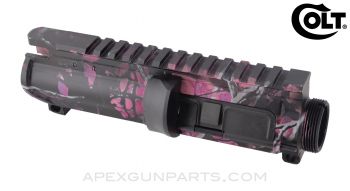 Colt AR-15 / SMG 9mm A2 Upper Receiver with Dust Cover Assembly, Muddy Girl Camo, 9x19 NATO *NEW*
