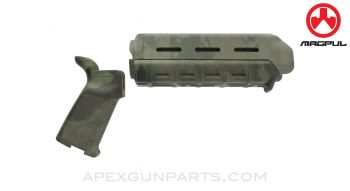 Magpul MOE AR-15 Handguard & Pistol Grip Set, Carbine Length, Custom Camo Pattern *NEW*