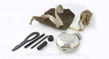 Mosin Cleaning Set, with Oil Bottle Pull Through and Pouch *Excellent*