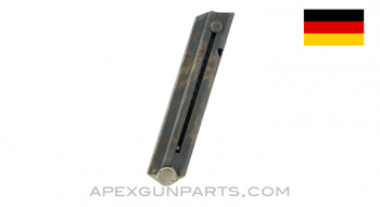 Luger P-08 Magazine, 8rd, With Aluminum Base, 9mm, *Fair*