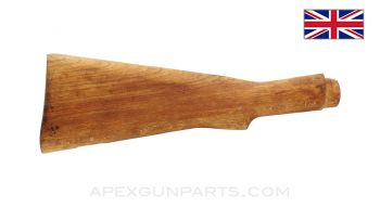 Enfield #4 Rifle Butt Stock, Long Length, British, Beech *Good* 