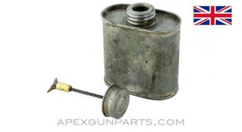 Small Arms Oil Bottle, WW2, Tin *Good* 