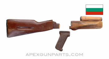 Bulgarian AK-74 Stock Set, Mixed Finish, *Fair*