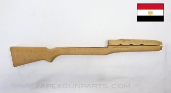Egyptian Rashid Carbine Stock, Cracks in Handguard & Stock, Unfinished *NOS* Sold *As Is*
