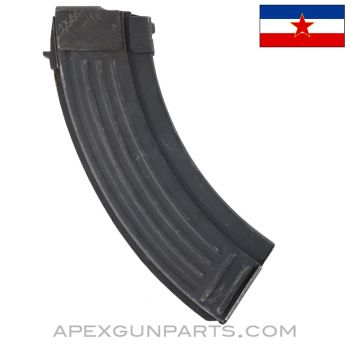 AK-47 Magazine w/Bolt Hold Open, 30rd Steel, Yugoslavian M64, 7.62X39 *Very Good*