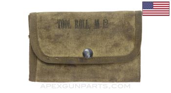 USGI M12 Tool and Spare Parts Roll, Canvas *Good*