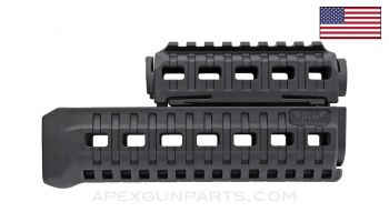 AK-47 / AK-74 M-LOK Handguard, Black Polymer, US Made by DLG Tactical, 922(r) *NEW* 