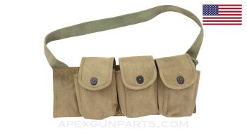 1918 BAR Bandolier, 3 Pouch, Right Side *Good*